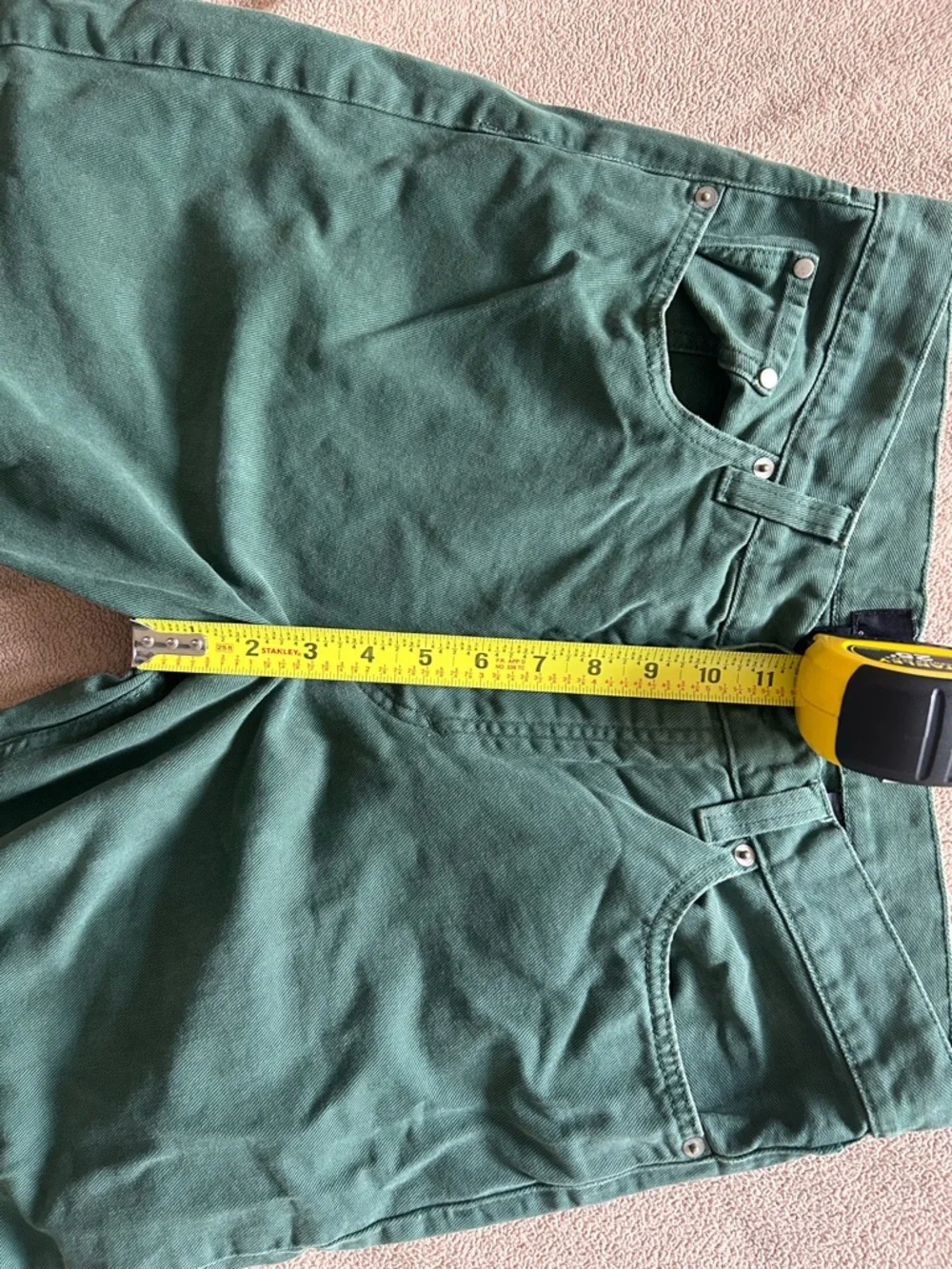 H&M Dark Green Straight-Leg Jeans - Picture 6 of 7